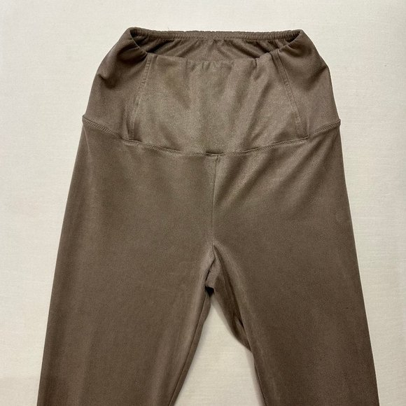 Aritzia Wilfred Daria Faux Suede High Waisted Leggings Size Small - Picture 6 of 7